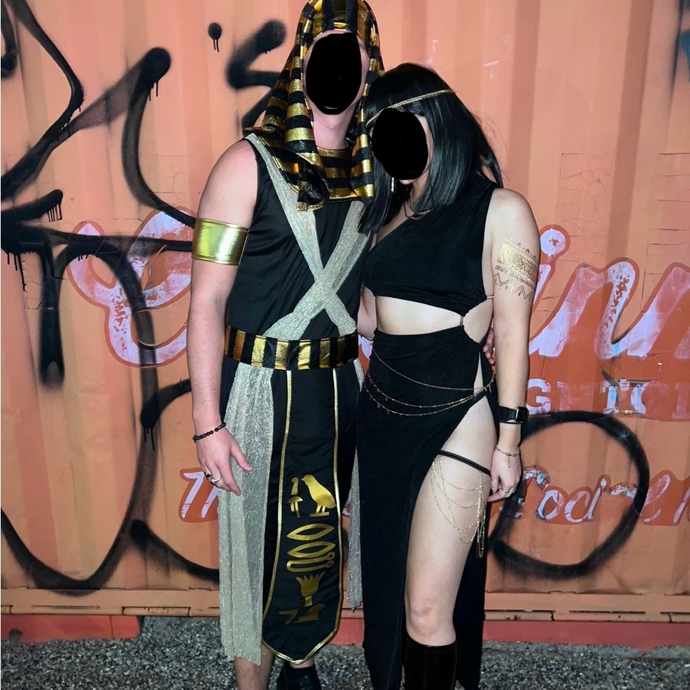 Egyptian Pharaoh Costume - Black and Gold